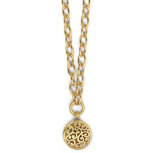Contempo Medallion Charm Necklace”