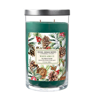 White Spruce Large Tumbler Candle