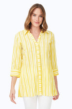 Load image into Gallery viewer, Beach Stripe Crinkle Tunic
