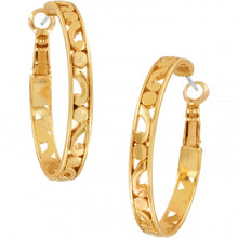 Load image into Gallery viewer, Contempo Medium Hoop Earrings

