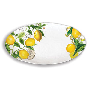 Lemon Basil Melamine Oval Platter